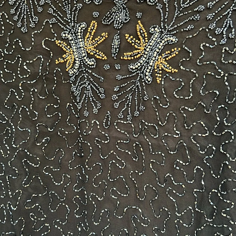 Vintage Embroidered Beaded Top - Picture 2 of 6
